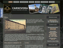 Tablet Screenshot of kvhcarnivora.com